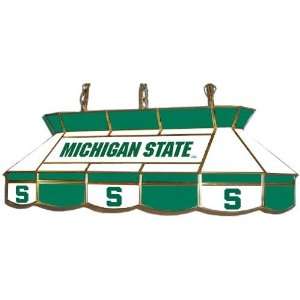 Michigan State MSU Spartans Teardrop Style Stained Glass Billiard/Pool 