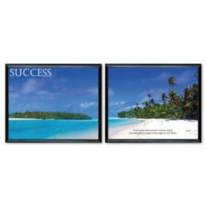  AVT78166   Framed Success Motivational Print Office 