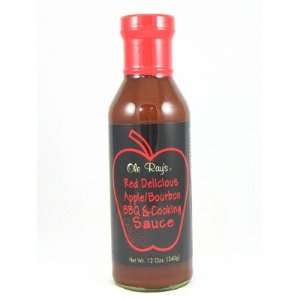 Ole Rays Red Delicious Apple/Bourbon BBQ & Cooking Sauce  