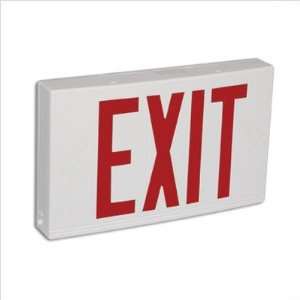    Contractor Grade Thermo Plastic Red LED Exit Sign