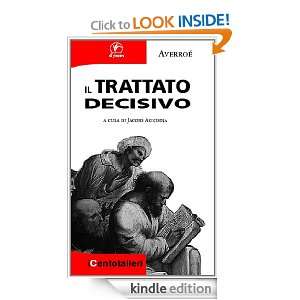 Il trattato decisivo (Italian Edition) Averroè  Kindle 