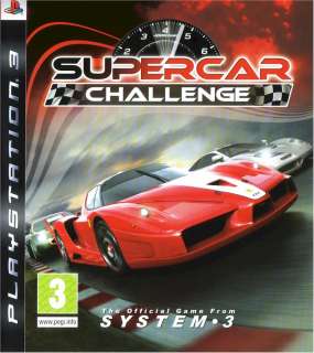 SUPERCAR CHALLENGE * PS3 SUPER CAR RACING * BRAND NEW 723721157661 