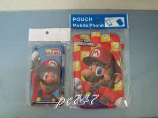 Super Mario Hard case cover for iPod touch 4th & Pouch Bag #3  