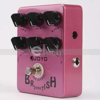 New JOYO JF 16 Guitar British Sound Amplifier Effect Pedal Purple Free 