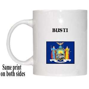  US State Flag   BUSTI, New York (NY) Mug: Everything Else