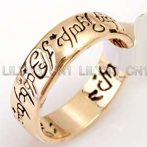 18Kt Gold Plated 6.5MM Band Ring 547RR  