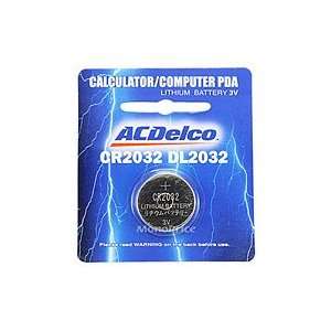   ACDelco CR2032 Lithium 3 Volt Button Cell Battery 1 Pack: Electronics