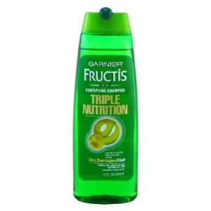 Garnier Fructis Triple Nutrition Fortifying Shampoo, For Dry, Damaged 