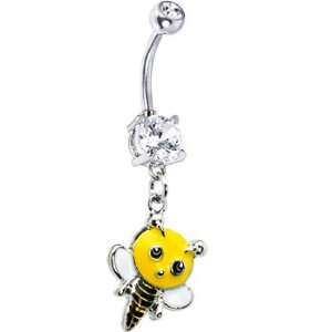  Buzzing Bumble Bee Belly Ring: Jewelry