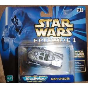    Star Wars Episode 1 Gian Speeder Micro Machines: Toys & Games