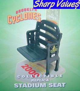 BROOKLYN CYCLONES COLLECTIBLE REPLICA STADIUM CHAIR SEAT NEW + 2 TEAM 