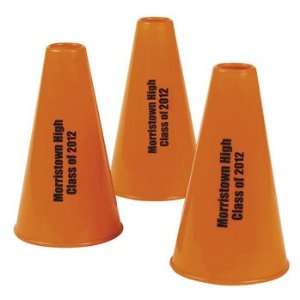   Orange Megaphones   Novelty Toys & Noisemakers