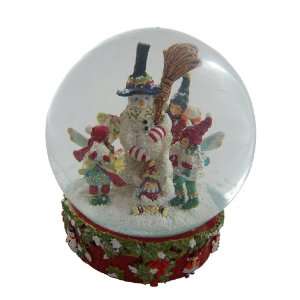   Christmas Decoration Large Musical Snowman Snow Globe