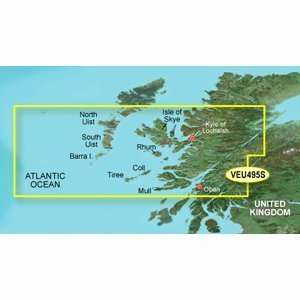    Garmin VEU495S   Loch Ewe to Mull   SD Card: GPS & Navigation