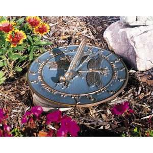  Whitehall Products Dragonfly Sundial   French Bronze 