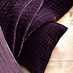  Gaiam Velvet And Silk Box Quilted Sham (Set Of 2): Home 