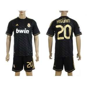  Real Madrid 2012 Higuain Away Jersey Shirt & Shorts Size S 