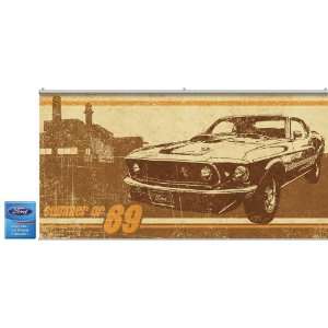  Summer of 69   Ford Mustang Minute Mural Wall Covering 
