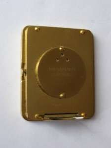 Vintage Gold plated Bucherer alarm desk watch  