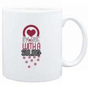   : Mug White  in love with a Suling  Instruments: Sports & Outdoors