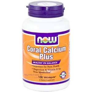  Now Coral Calcium Plus, 100 Vcap