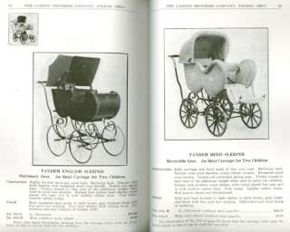 1916 LAMSON BRO OLD CATALOG BABY BUGGIES ++ AD352  