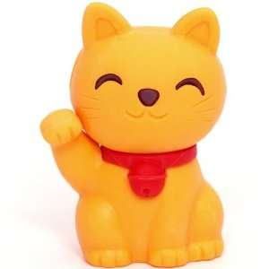    orange Lucky Cat eraser Maneki Neko from Japan: Toys & Games