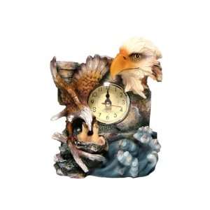  Small Eagle Clock: Home & Kitchen