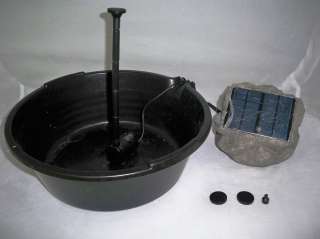 BUILD YOUR OWN WIRELESS SOLAR POWERED WATER FOUNTAIN STARTER KIT W 