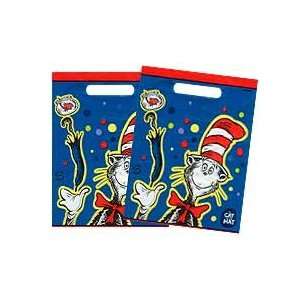 Dr Seuss Cat in the Hat Goody Bags Party Favor Loot Treat Sacks 8Ct 