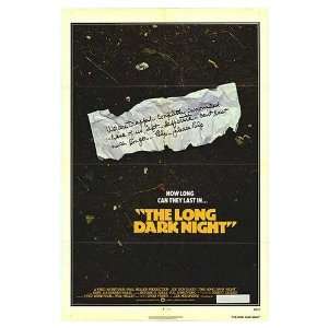 Long Dark Night Original Movie Poster, 27 x 41 (1977):  