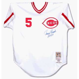 Signed Johnny Bench Jersey:  Sports & Outdoors