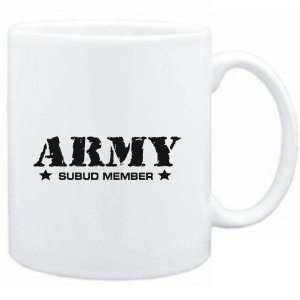  Mug White  ARMY Subud Member  Religions: Sports 