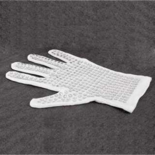 Michael Jackson Style White Glove with Crystal  