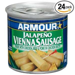 Armour Jalapeno Vienna Sausage, 5 Ounce Grocery & Gourmet Food