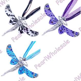 W24144 dragonfly Tibetan costume necklace3pcs+string free  