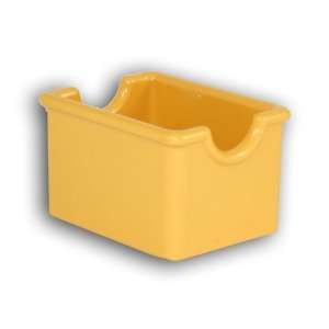 Carlisle 455022 Styrene Sugar Caddy, Honey Yellow  