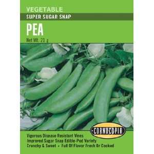  Pea Super Sugar Snap Seeds: Patio, Lawn & Garden