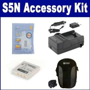  Pentax Optio S5n Digital Camera Accessory Kit includes 