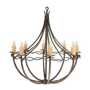  Norfork Chandelier 8 Arm w/ Candle Drip Cover: Home 