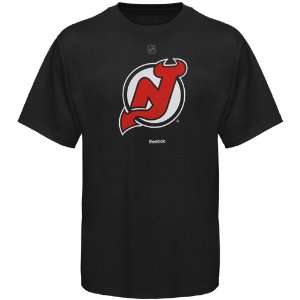 Reebok New Jersey Devils Youth Black Logo Premier T shirt (Medium 
