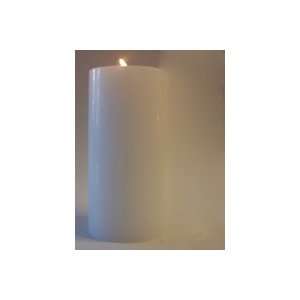  White Pillar Candle 4 X 12: Home & Kitchen