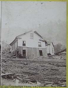   Johnstown & Conemaugh Valley Pa Flood Disaster Artistic Mount ST27