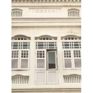 of Traditional Singaporean Colonial Building, Little India, Singapore 