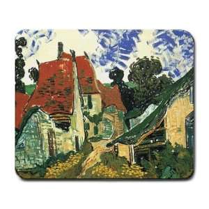  Villages Street in Auvers By Vincent Van Gogh Mouse Pad 