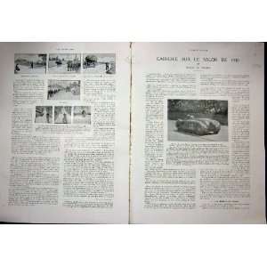  Motor Car Automobile Engine Tyre Grand Prix French 1936 