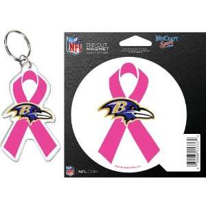   Baltimore Ravens Breast Cancer Awareness Auto Pack: Sports & Outdoors