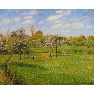   , Spring, Grey Weather, Eragny Camille Pissarro