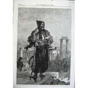  1863 Syrian Gowass Man Rifle Camel Carl Haag Fine Art 