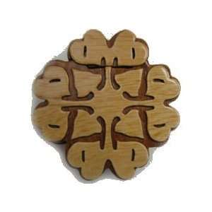  Jewelry Puzzle Box Hand Crafted Rose Wood Hawaiian: Home & Kitchen